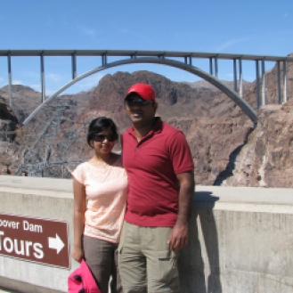 Me with my better half at the Hoover Dam, Nevada, USA
