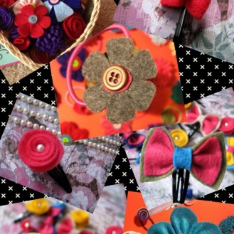 Another mixed bag of felt hair accessories